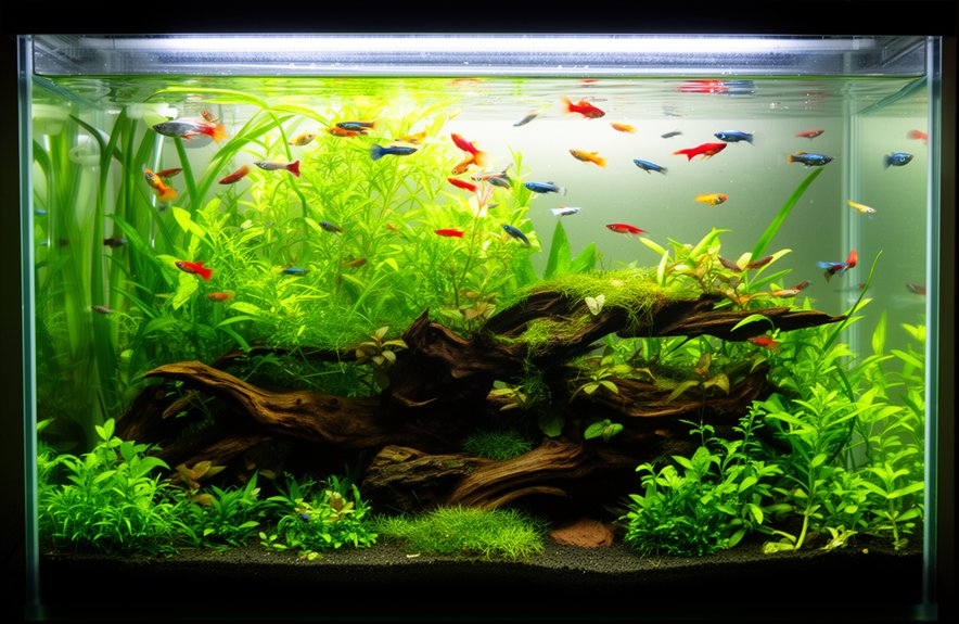 dense planted guppy sanctuary