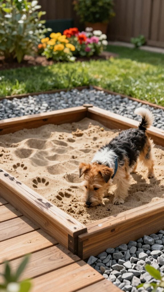 digging zone for safe play