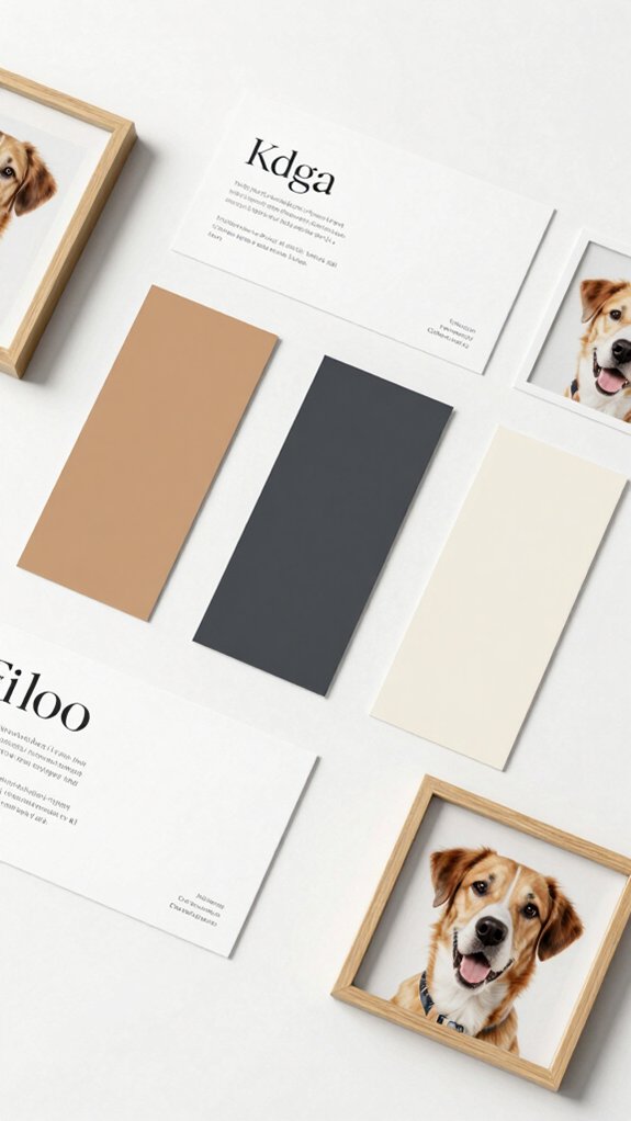 disciplined palette hierarchical typography consistent imagery