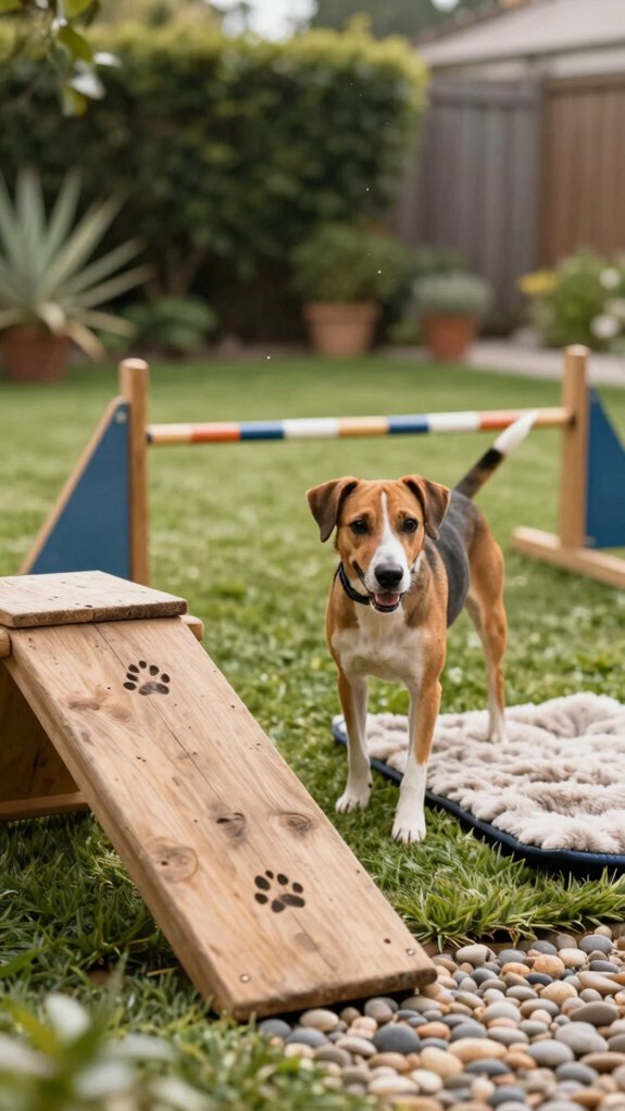 diy backyard agility course fun