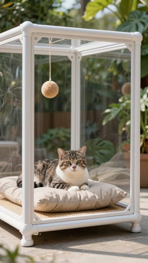 diy pvc frame catio