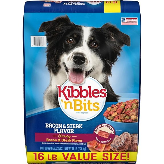 Kibbles 'n Bits Dry Dog Food Bacon & Steak Flavor