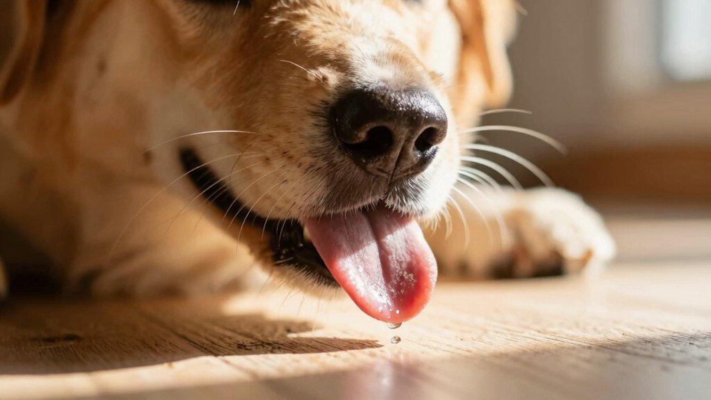 dog licks everything constantly