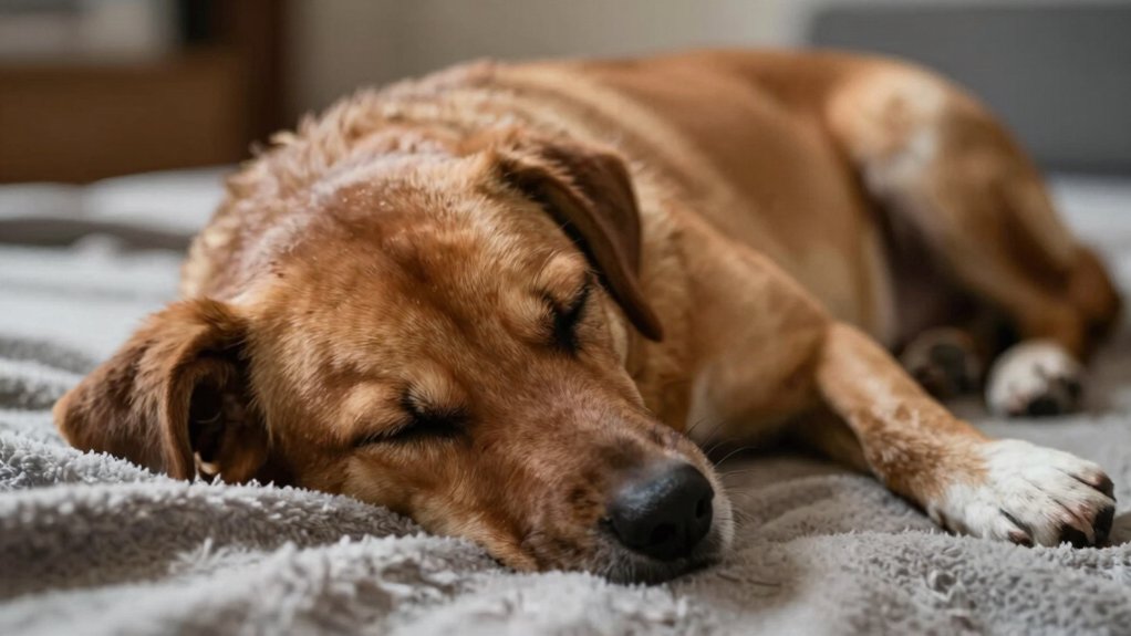 dog s sleeping position meaning