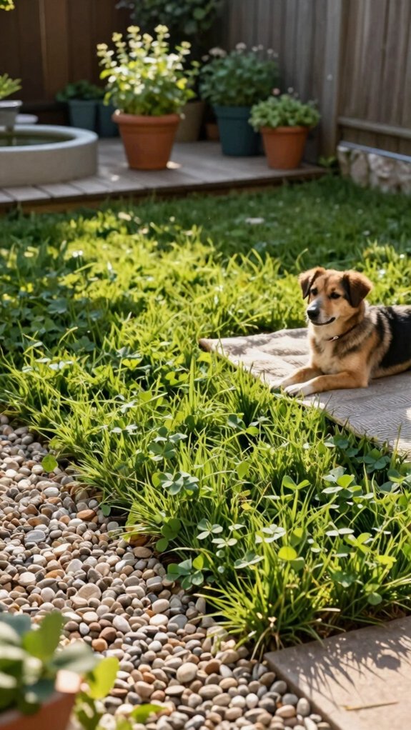 dog safe low care ground covers