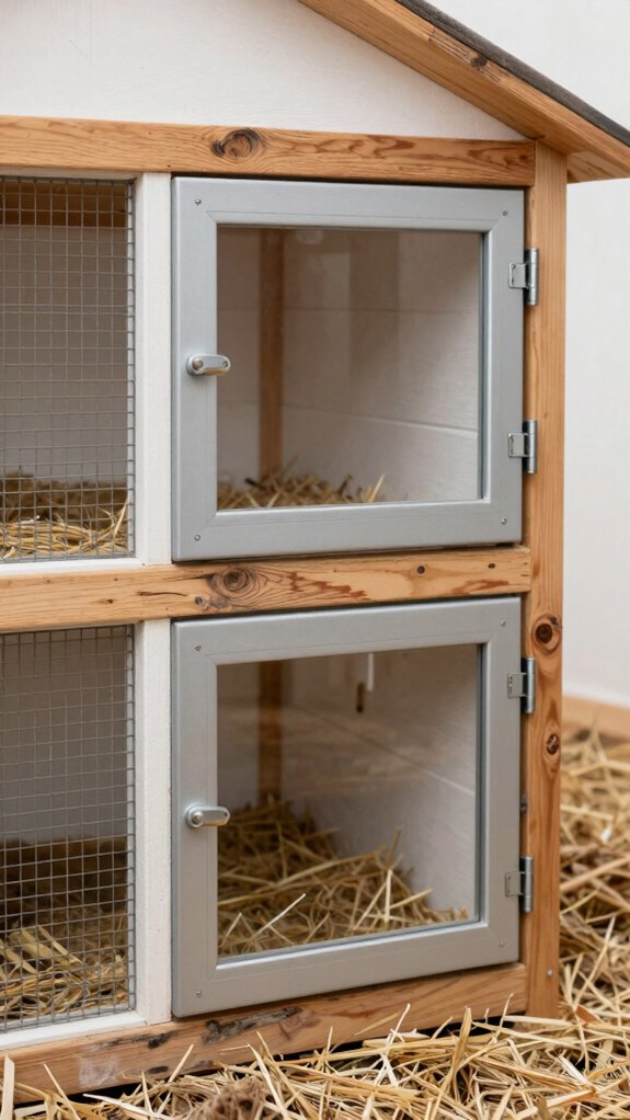 easy access human coop doors