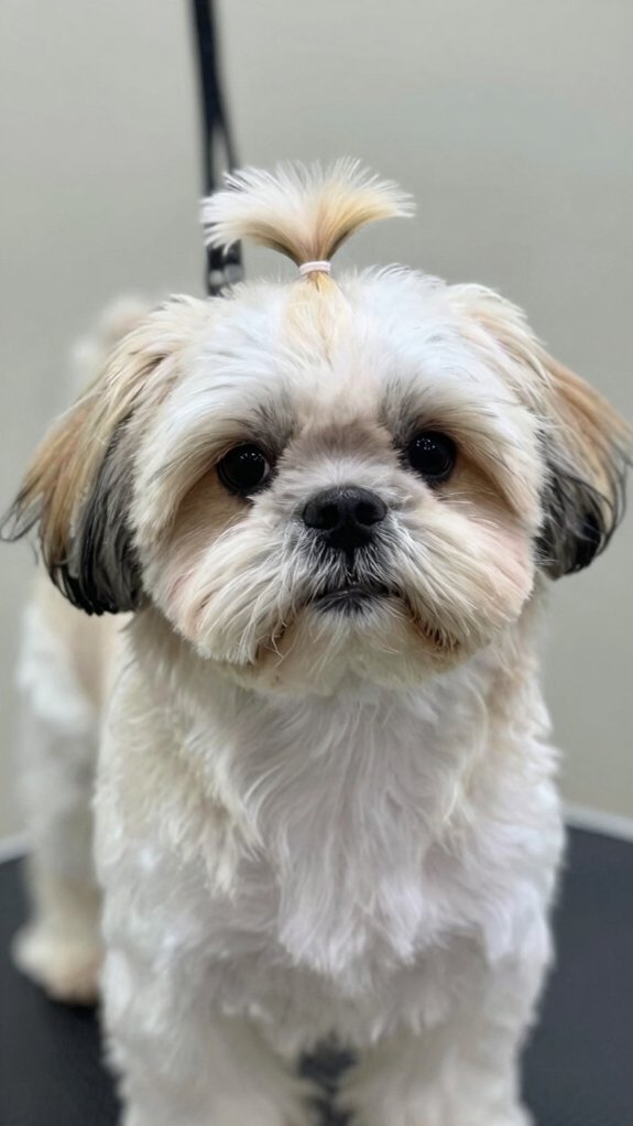 floor length shih tzu show coat