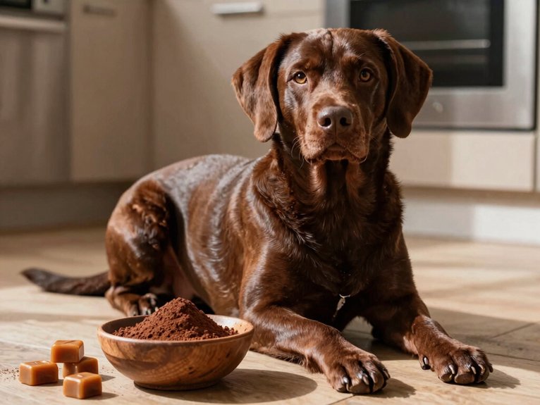 food inspired brown dog names