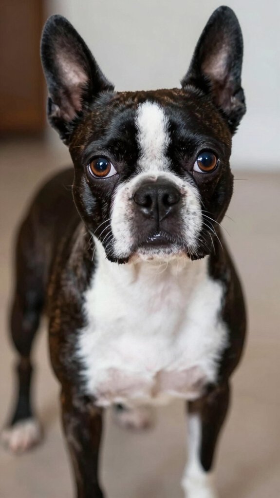 friendly tuxedo marked compact breed