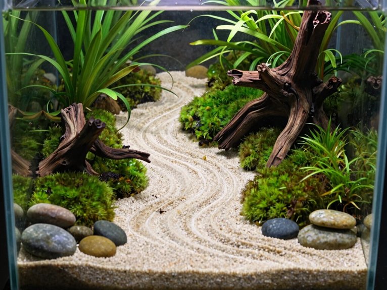gentle s curved river path