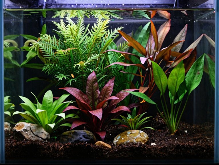 grouped tall stem planting