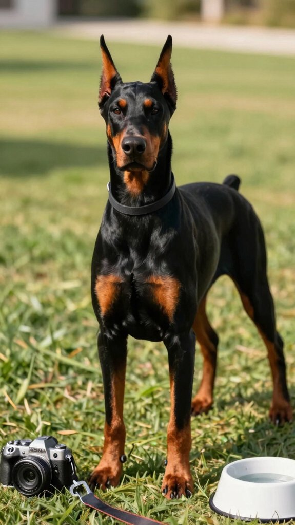 high energy mentally stimulated doberman
