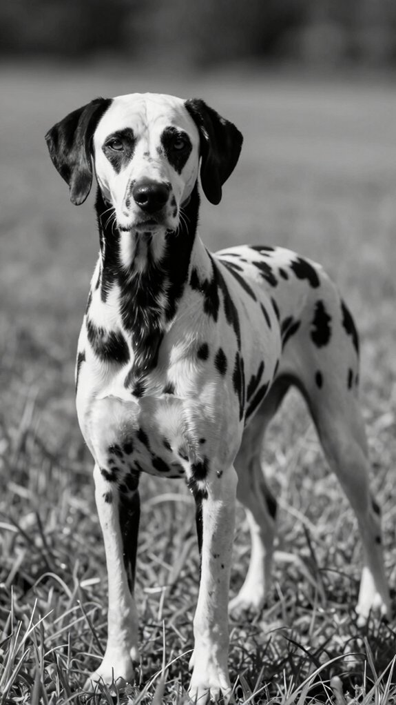 iconic black and white spotty coat