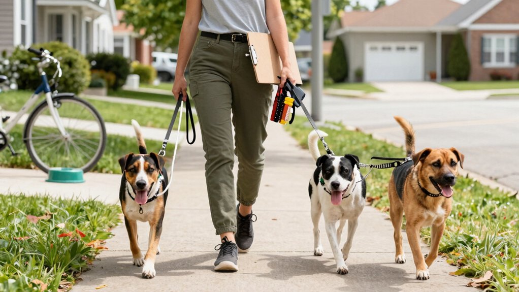 launch a neighborhood dog walking business