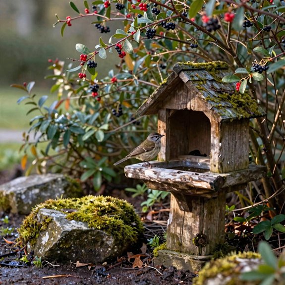 layered plantings and refuges