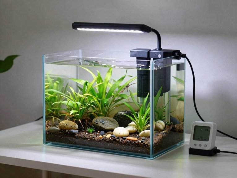limit aquarium lighting to 6 8 hours