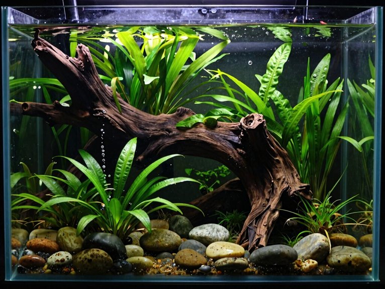 low tech planted tank care
