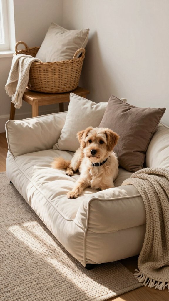 memory foam bed with bolsters