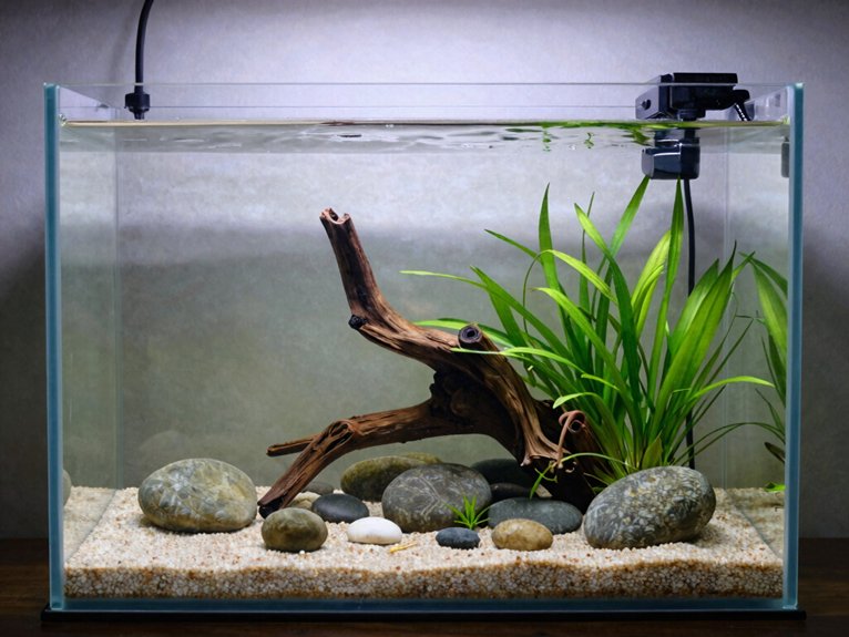 minimal rock focused aquatic calm