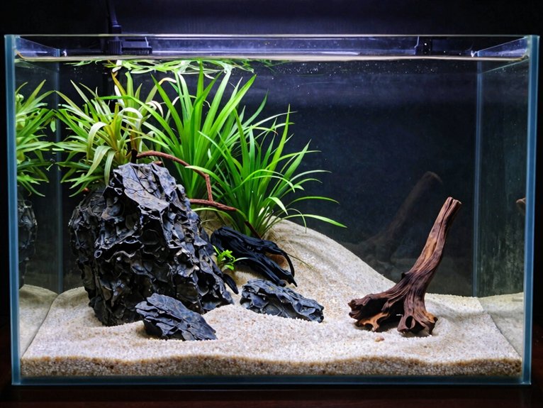 narrow curved dark sand path