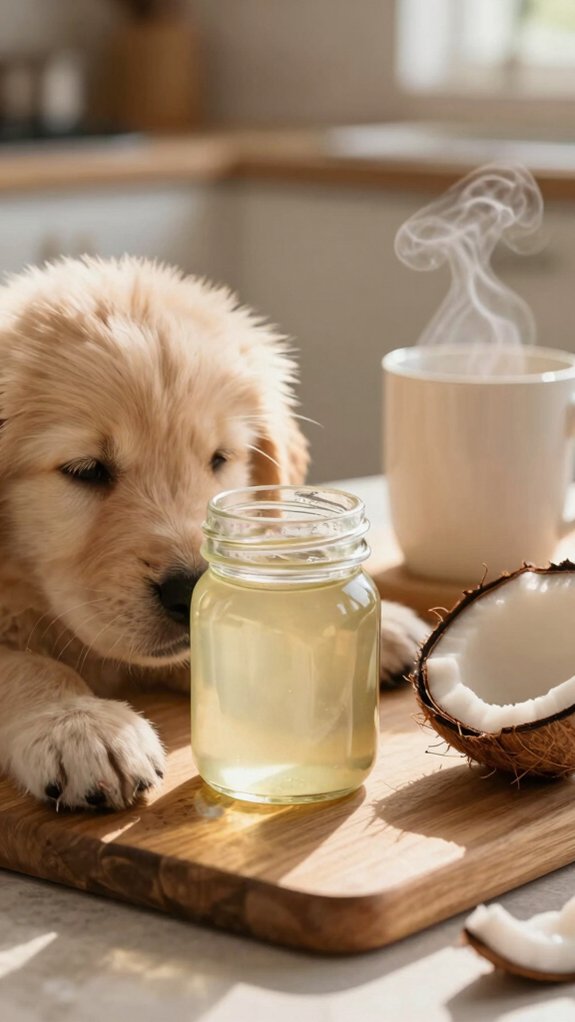 natural coconut oil for dogs skin
