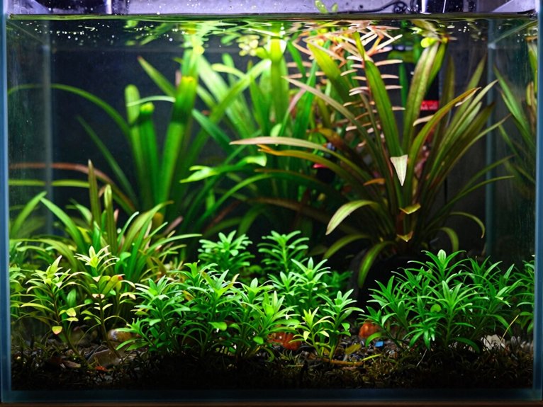 neat low light carpet setup
