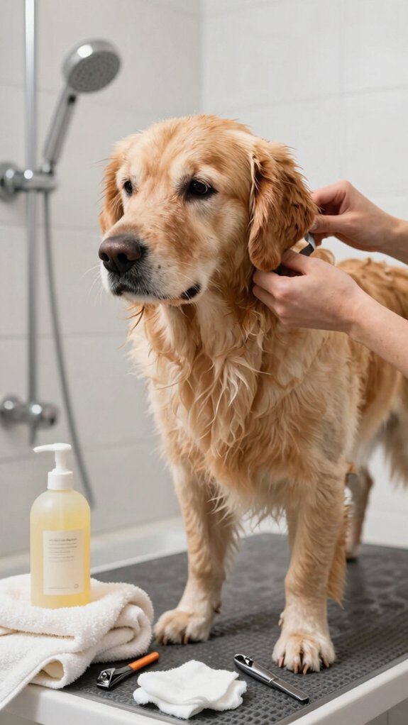 occasional baths weekly grooming