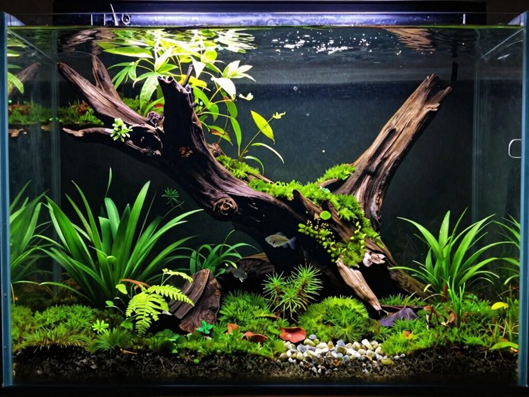 off center sloped natural focal