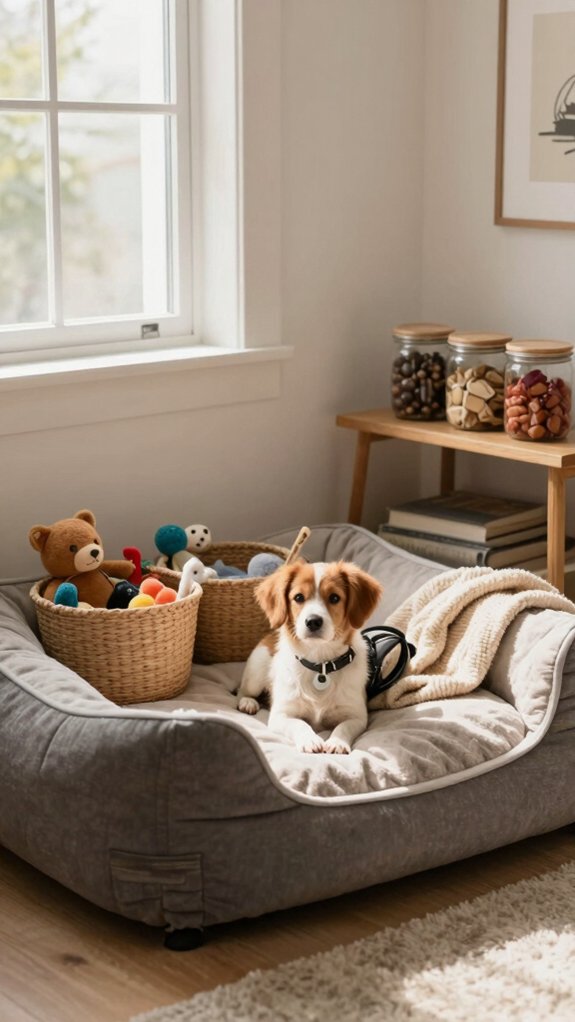 organized bins hooks treats