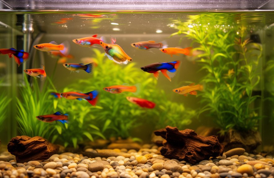 peaceful planted 20 gallon community