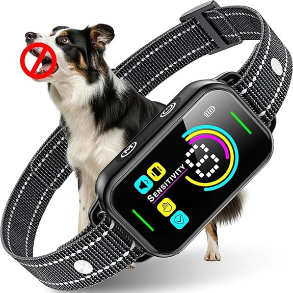 DINJOO Smart Rechargeable Anti-Bark Training Collar for Dogs