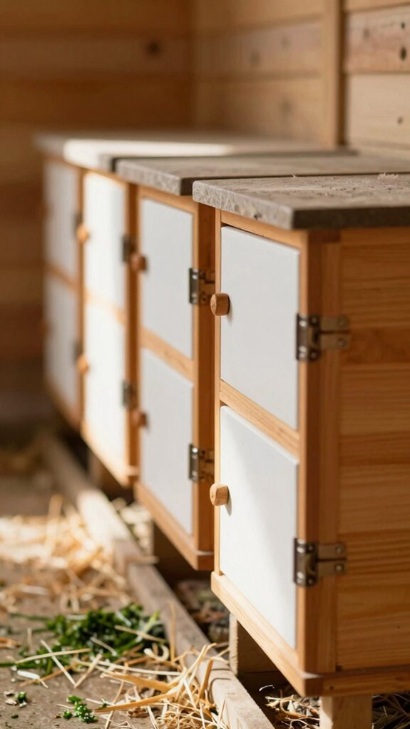 roll away nesting egg trays