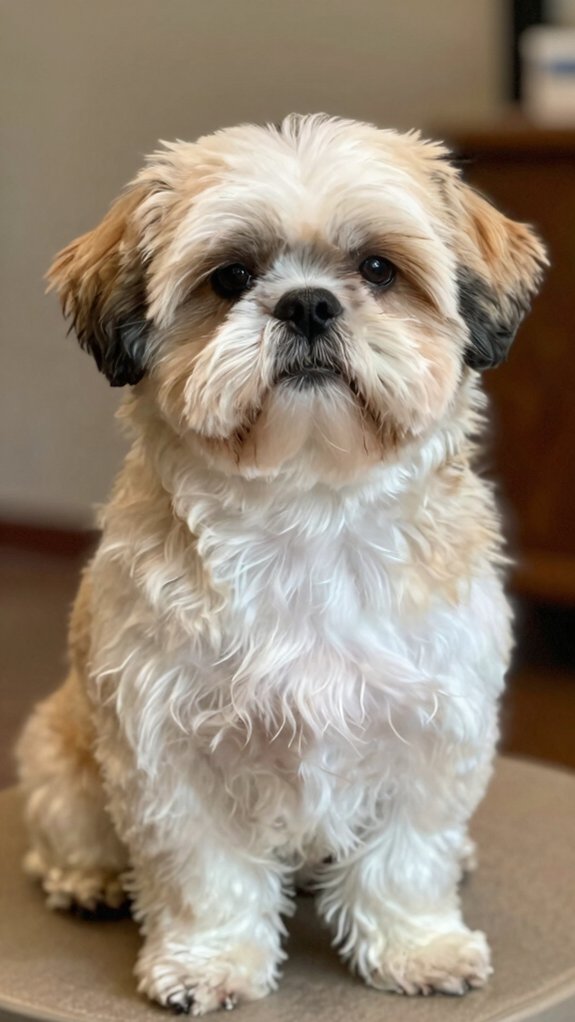 rounded teddy bear shih tzu