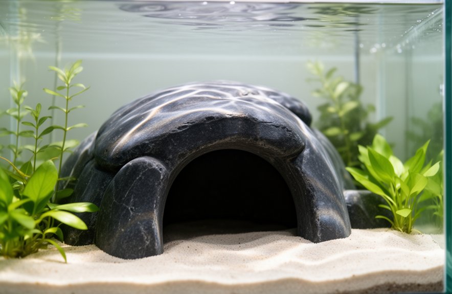 smooth roomy stone cave exits