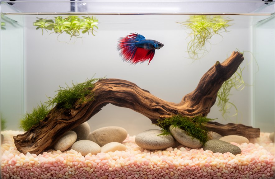 soft pastel substrate aquascape design