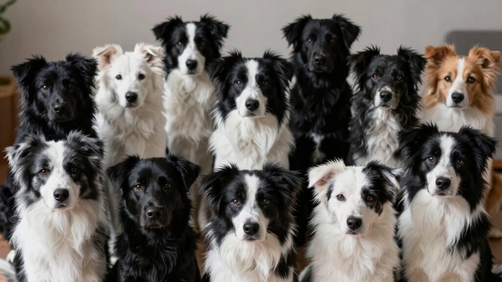 stunning black white dog breeds