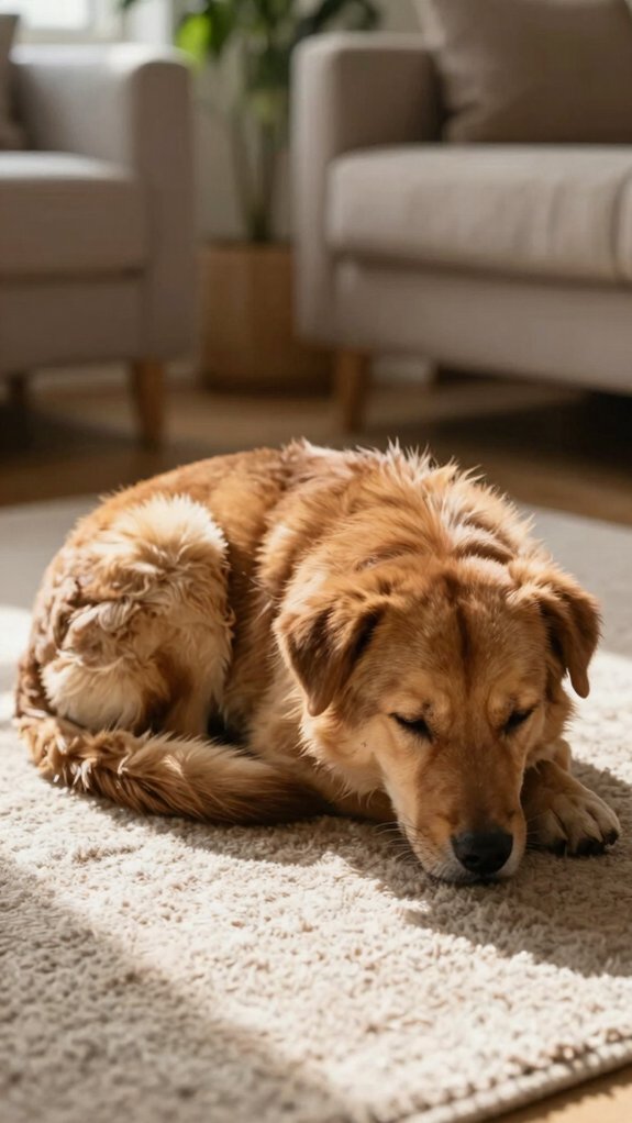 sudden dog sleep changes