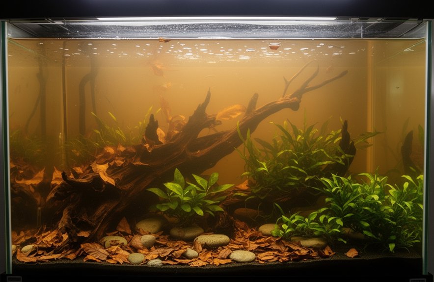 tannins create beneficial brown tint