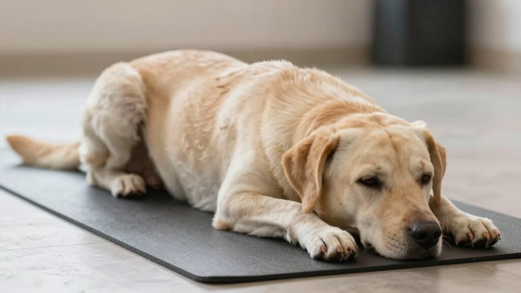 teach dog to lie down