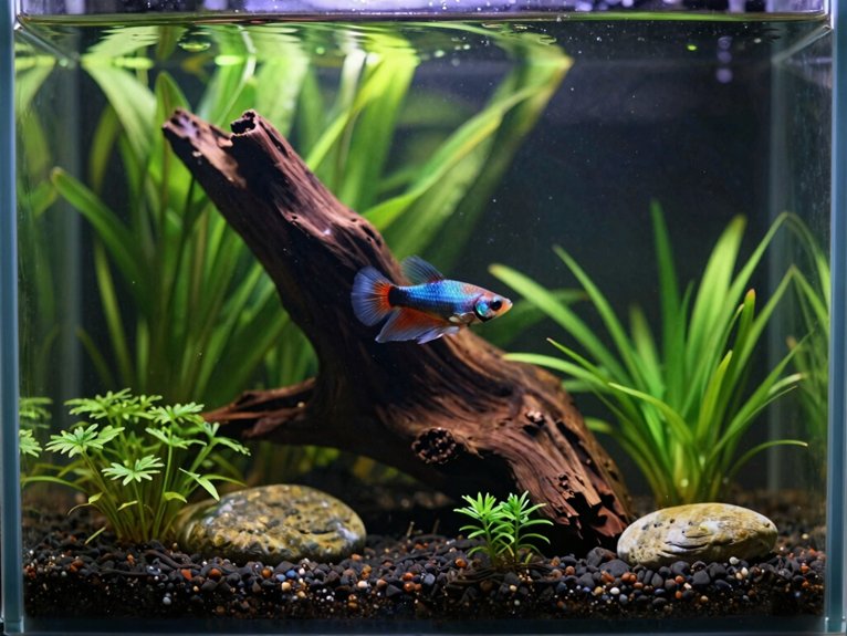 ten gallon planted betta habitat