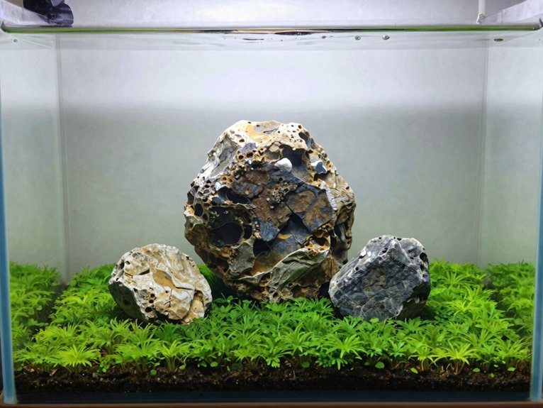 three stone iwagumi minimalist aquascape