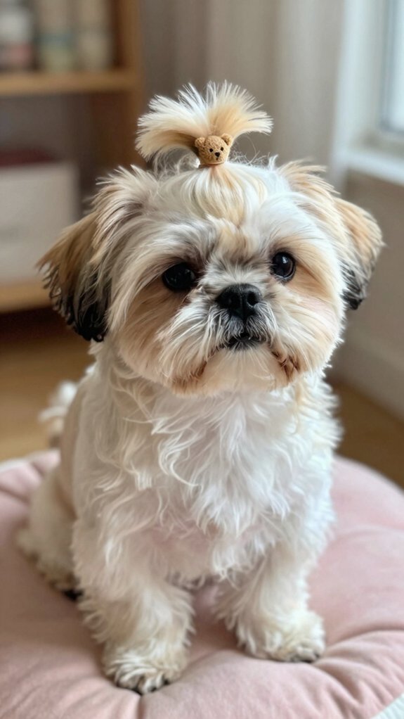 top knot teddy bear cut