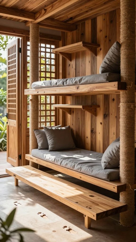 vertical climbing catio paradise