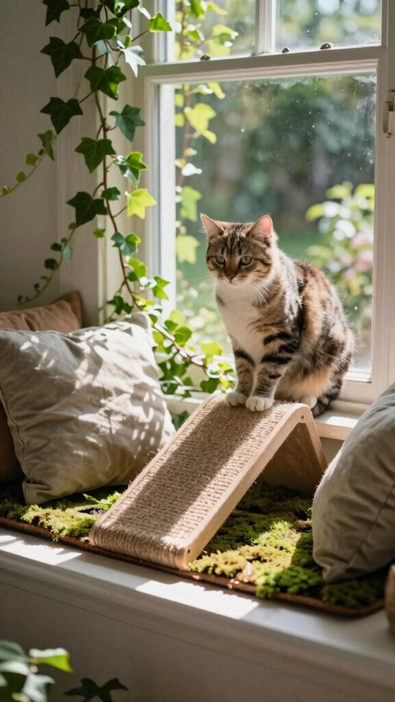 window box catio tunnel access