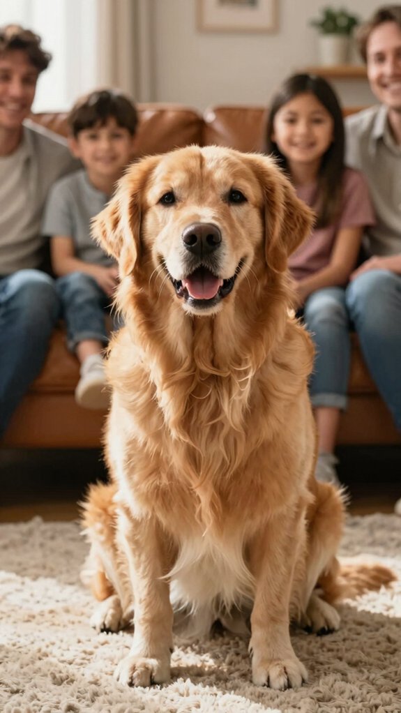 active affectionate family retriever