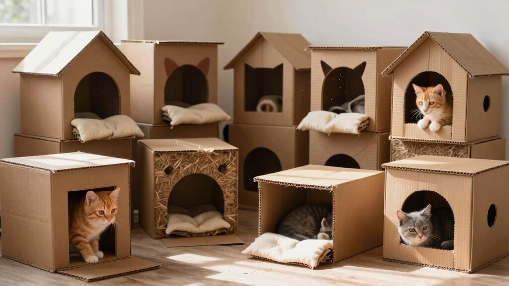 cardboard cat house ideas