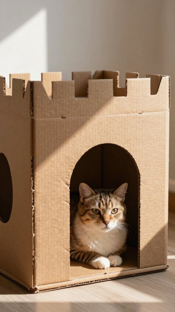cardboard peaked turret hideout