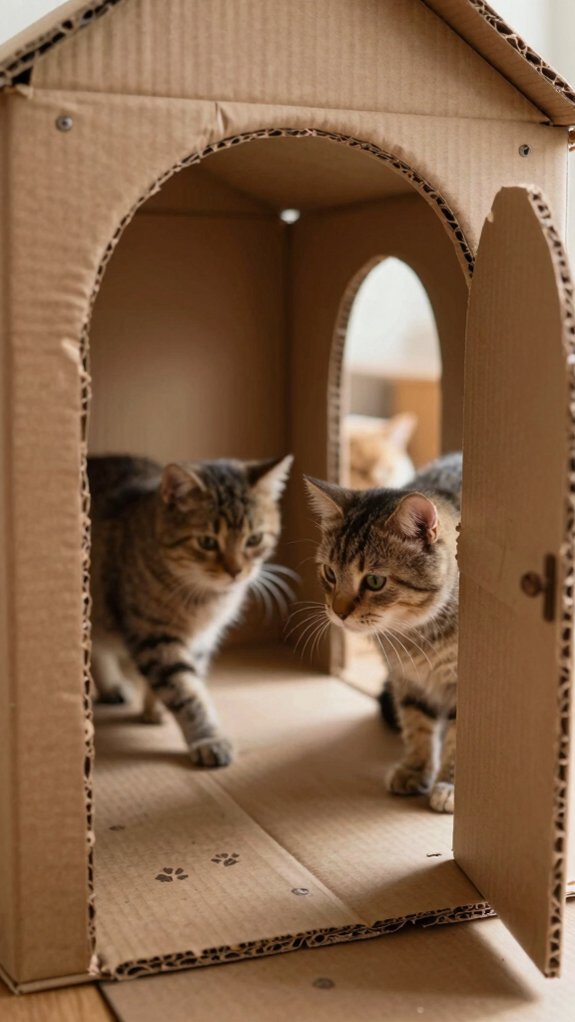 cat tunnel playhouse build