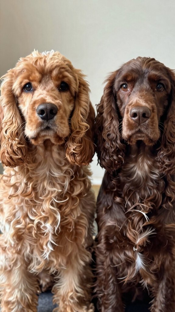 cocker size and head differences