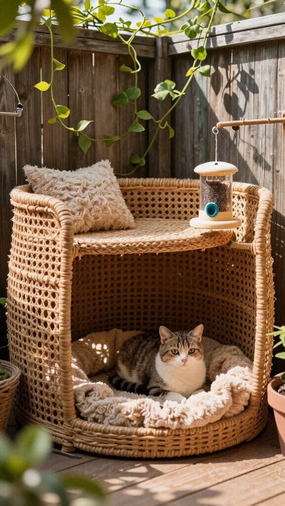 compact fully enclosed patio catio